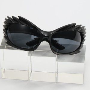 unisex geometric style glasses